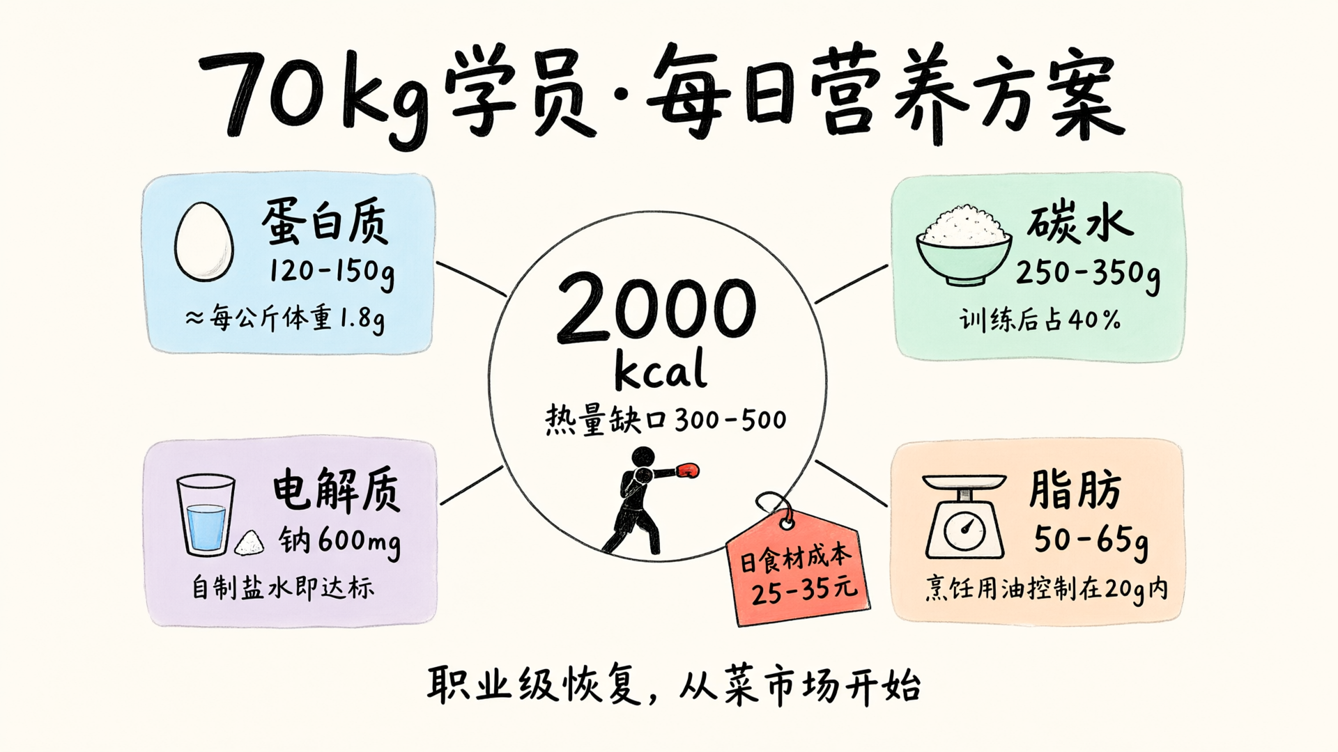 每日营养方案总览