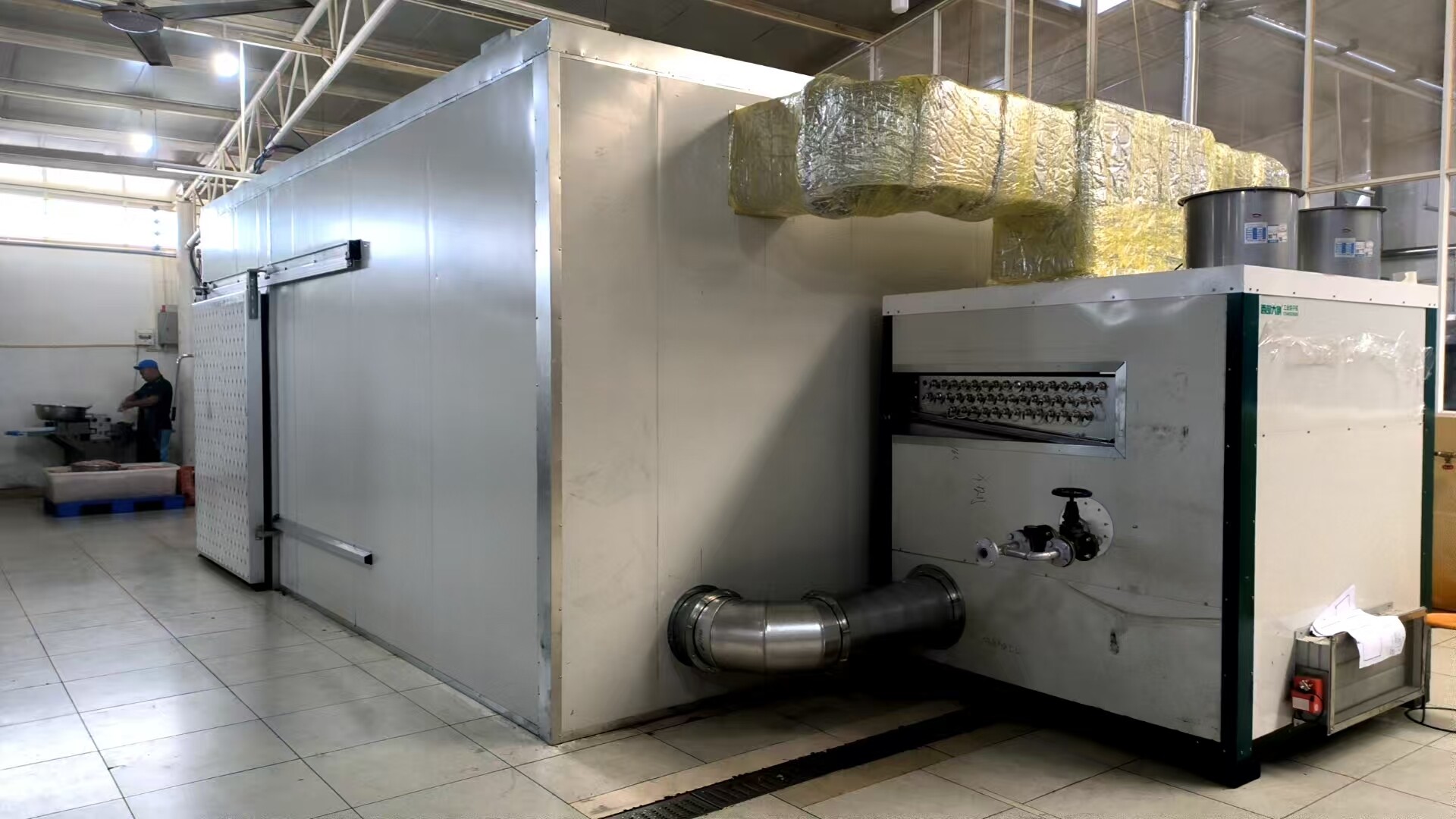 红河牛肉干烘干房解决方案_蒸电两用800kg/批
