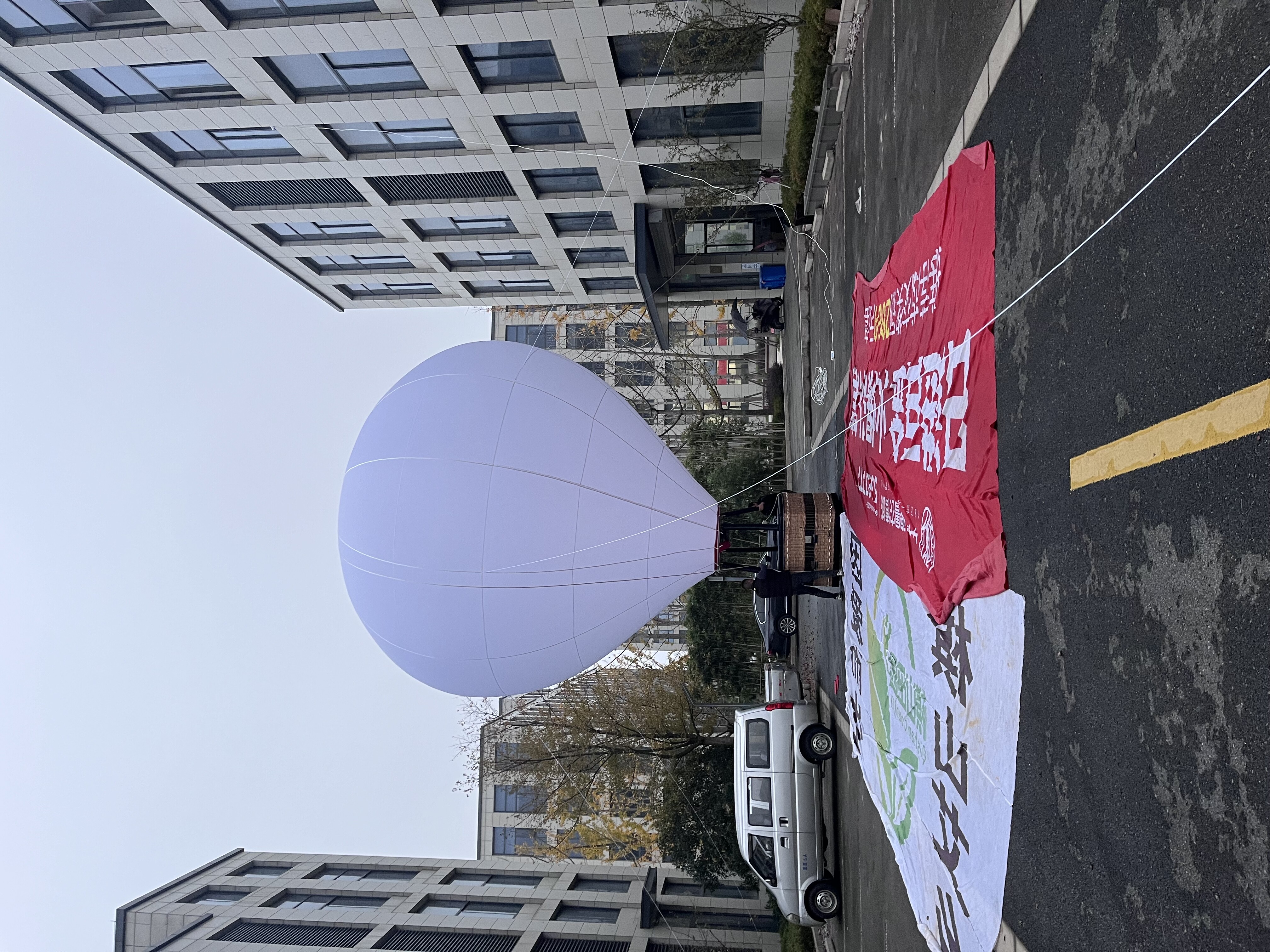 Customized Scenic Spot · White Spherical Inflatable