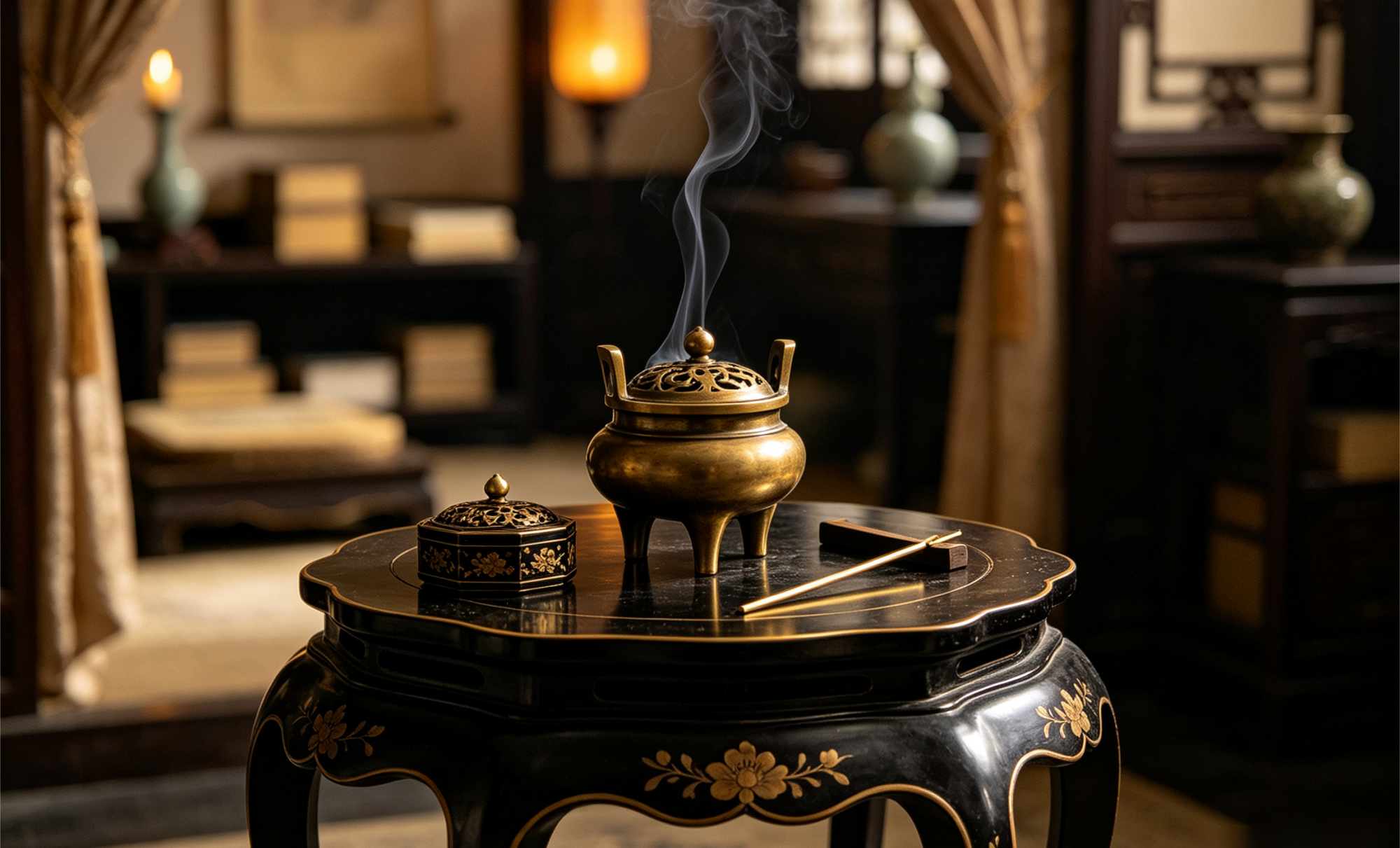 CAOXUEQIN·文王鼎匙箸香盒
