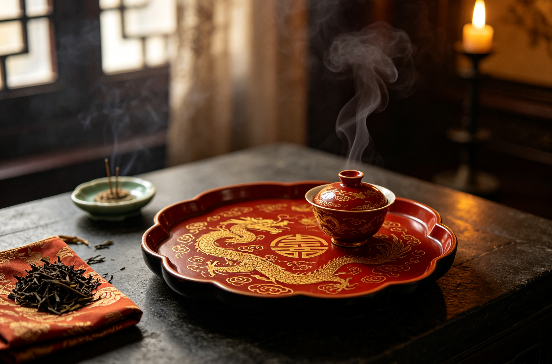 CAOXUEQIN·献寿茶盘