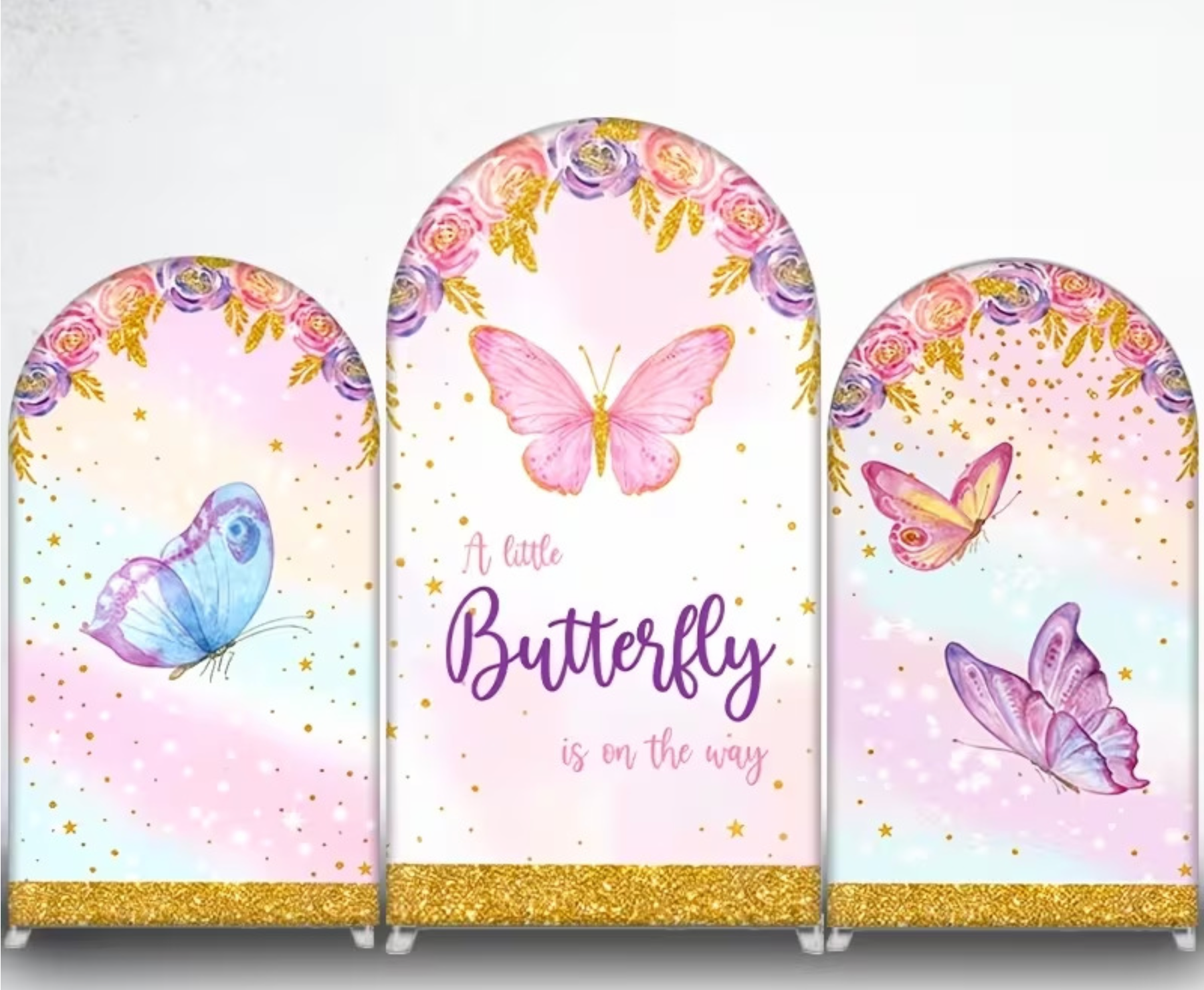 Marble Print Backdrop Display