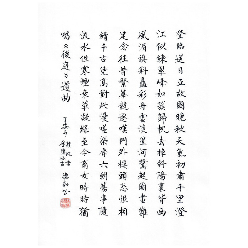 《桂枝香 · 金陵怀古》