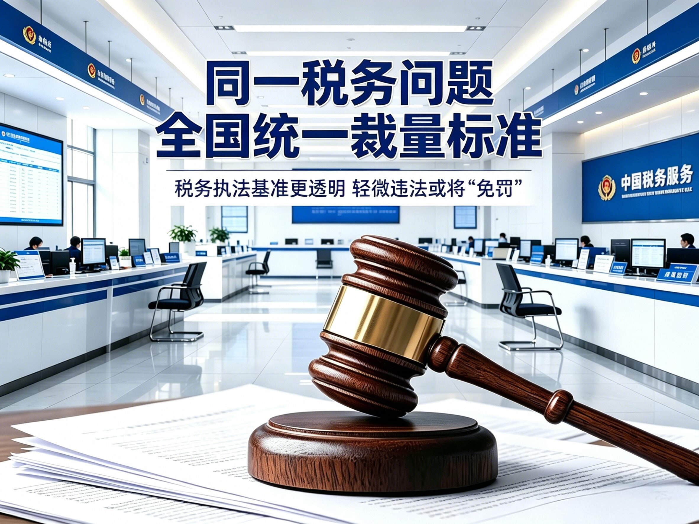 重磅!税务总局拟全国统一“税务执法尺子”,这些轻微违法或将“免罚”!