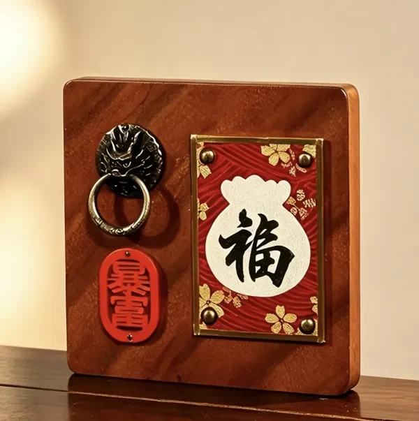 Solid Wood Cultural and Creative Display Stand