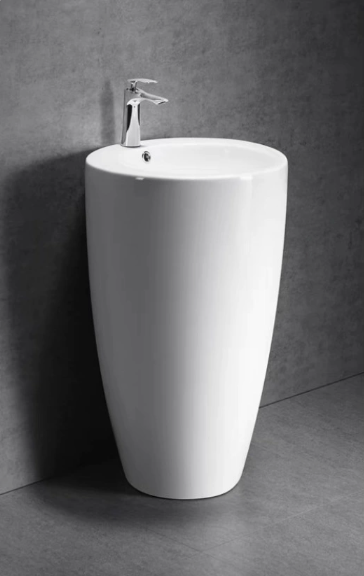 One-piece Pedestal Sink