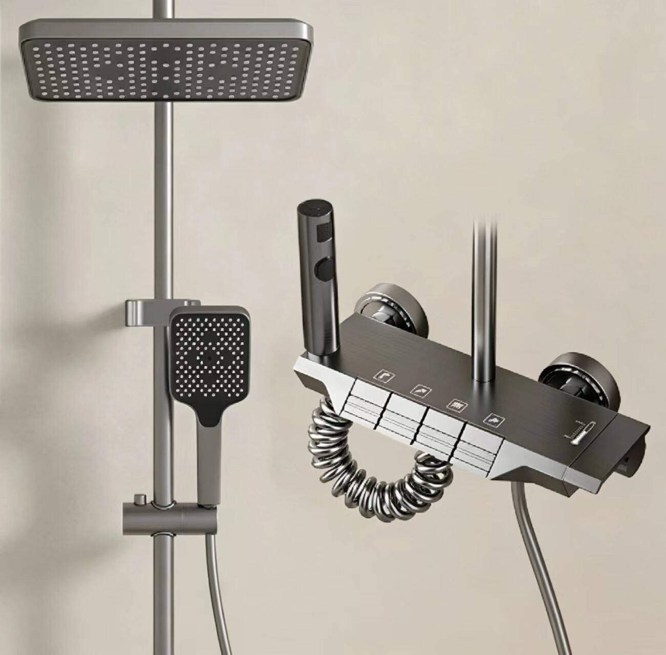 Piano Key Shower Set
