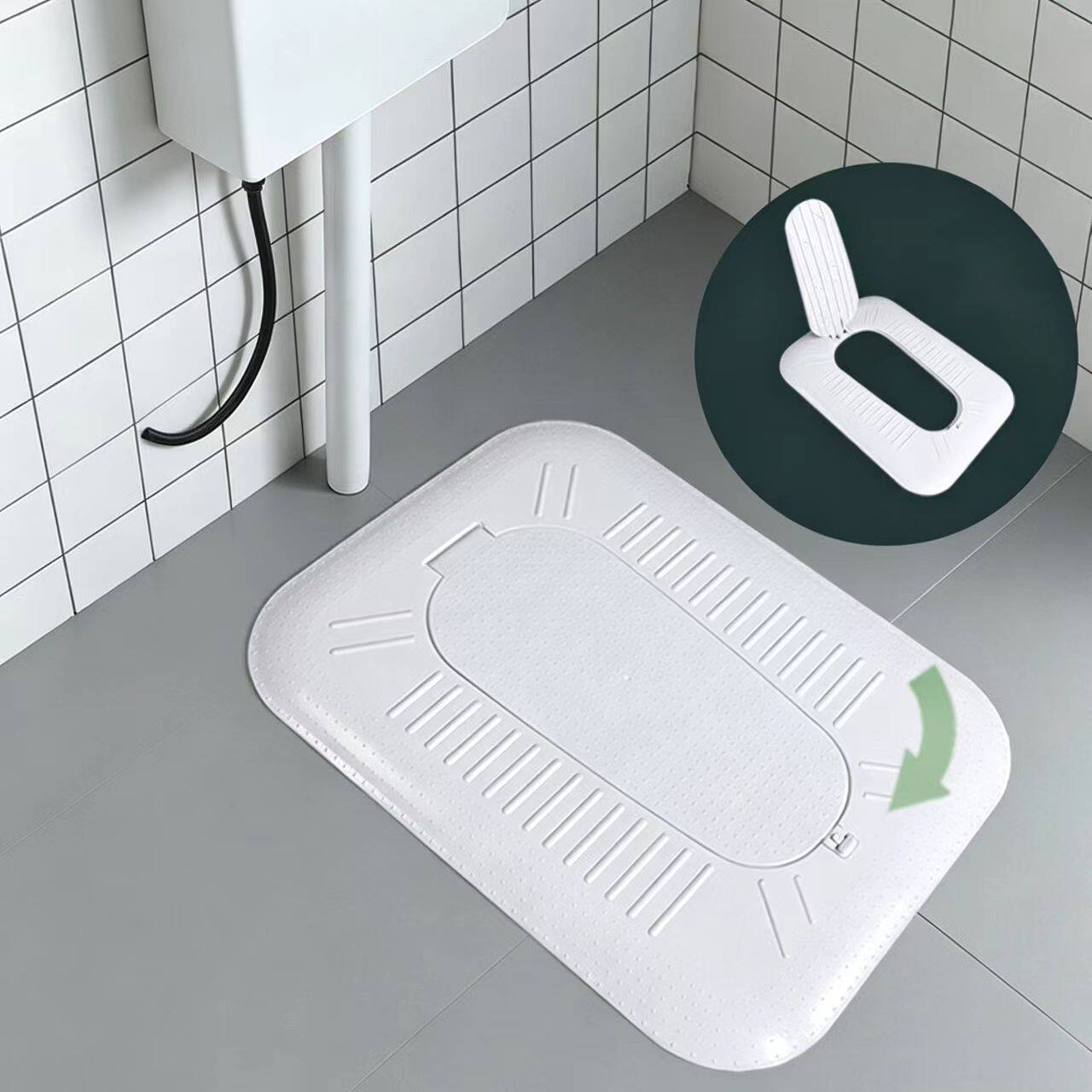 Squatting pan cover