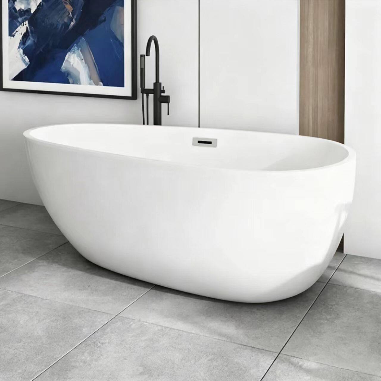 Oval Acrylic Freestanding Tub
