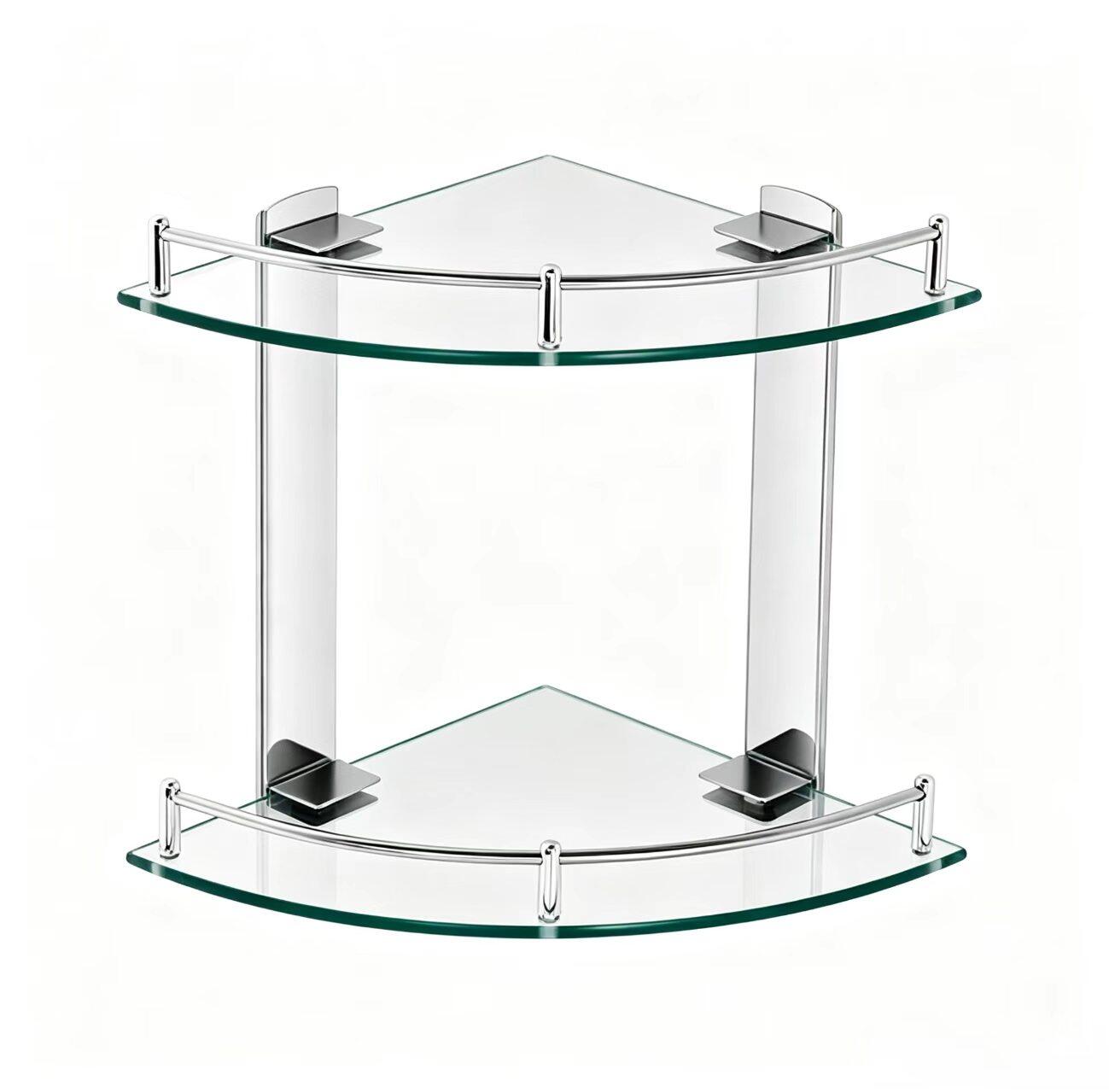 Glass Triangle Shelf