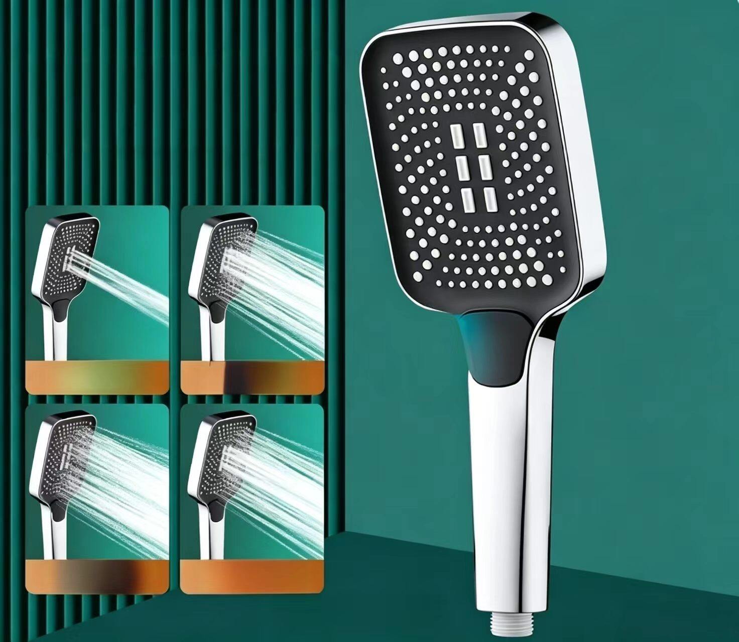 Square High Pressure Shower Head