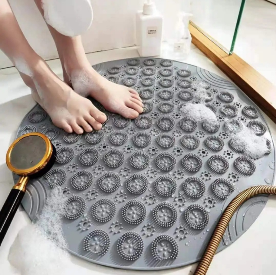 Round Bathroom Mat