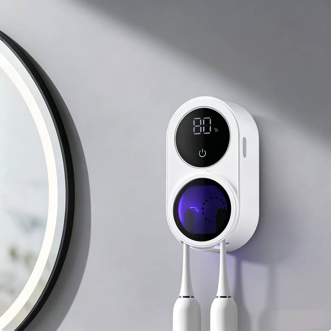 Dual UV Toothbrush Sterilizer