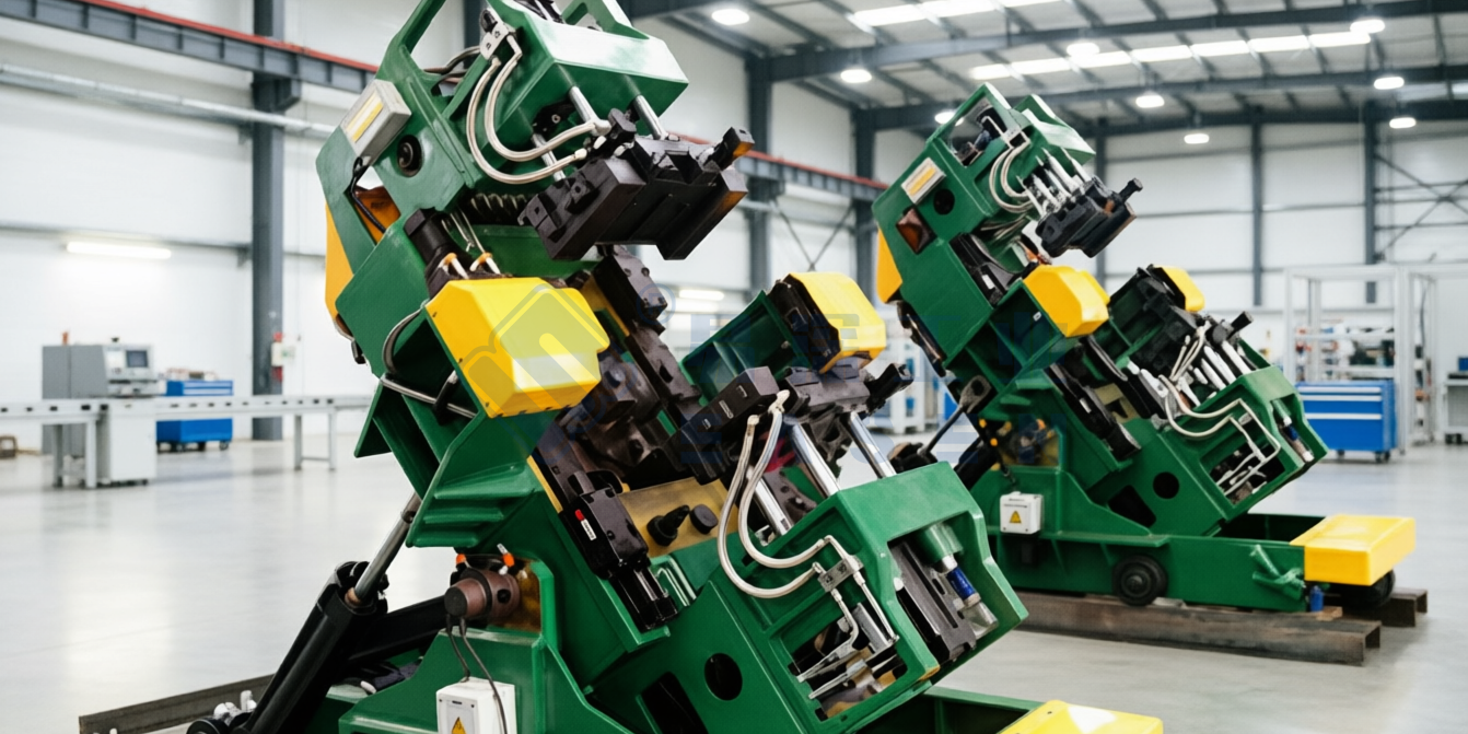 Hydraulic system for low-pressure casting machine