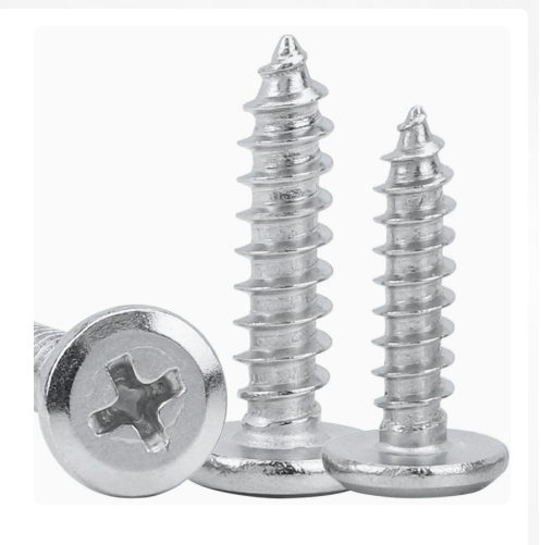 Carbon Nickel Flat-Head Countersunk Cross Self-Tapping Toy Screw