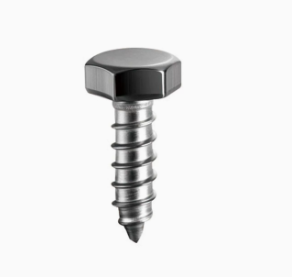 Stock Wholesale 304 Hex Wood Screw Unslotted
