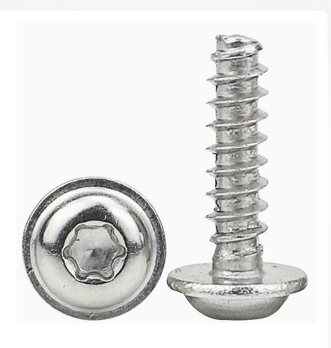 Carbon Steel Nickel-Plated Internal Torx Washer Self-Tapping Screw
