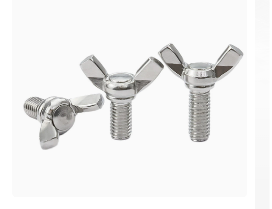 Stock Carbon Nickel Zinc Wing Thumb Screw