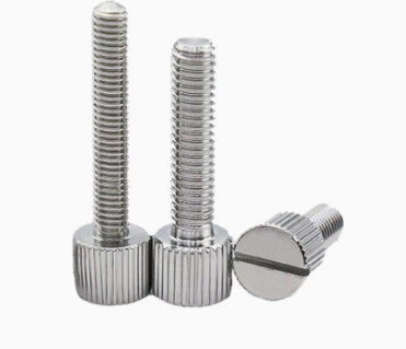 Custom Round Hand-Tight Knurled Thumb Screw