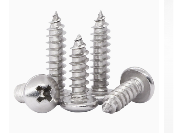 Zinc-Plated Hardened PA Cross Recess Pan Head Carbon Steel Self-Tapping Screws