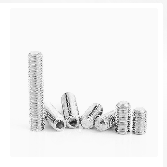 201 Stainless Steel Flat-End Socket Set Screw, Headless