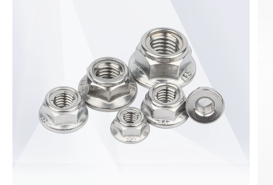 304 Metal Hex Flange Lock Nut GB6187