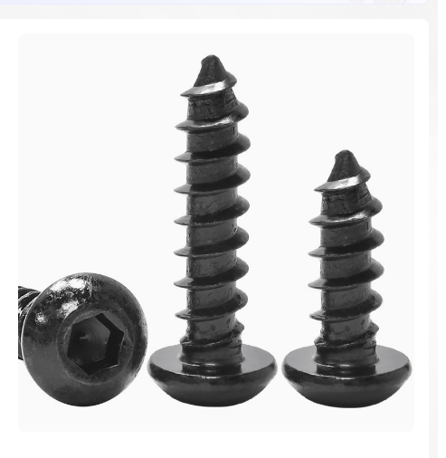 201 Stainless Black Round Socket Self-Tapping