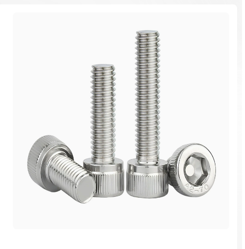 304 Stainless Knurled Thin Socket Joint Bolt