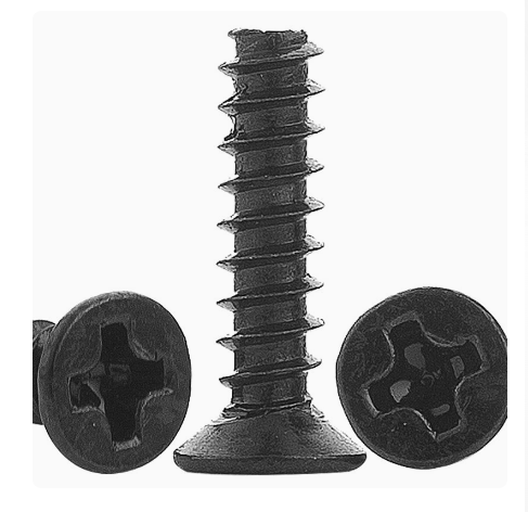 KB Carbon Black Cross Countersunk Self-Tapping