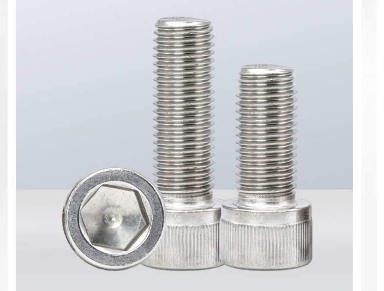 316 Stainless Socket Cylindrical Cup Knurled