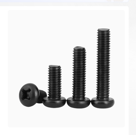 PM Carbon Black Cross Round Hardened Quenched