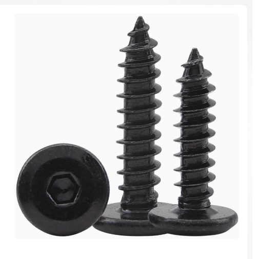 304 Stainless Black Flat Chamfered Socket Wood