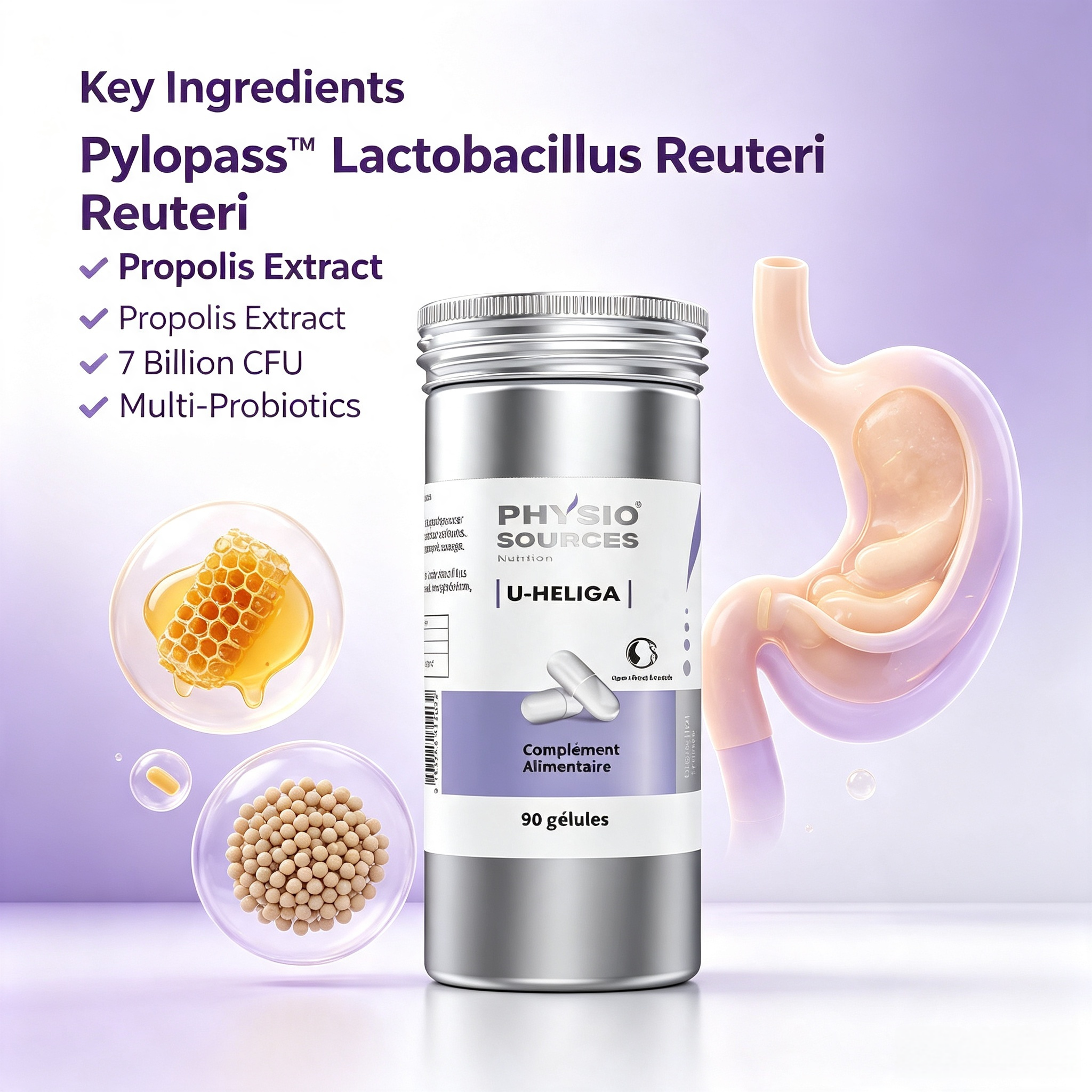 U-HELIGA | 卫安安 | Stomach Probiotics H. Pylori Digestion