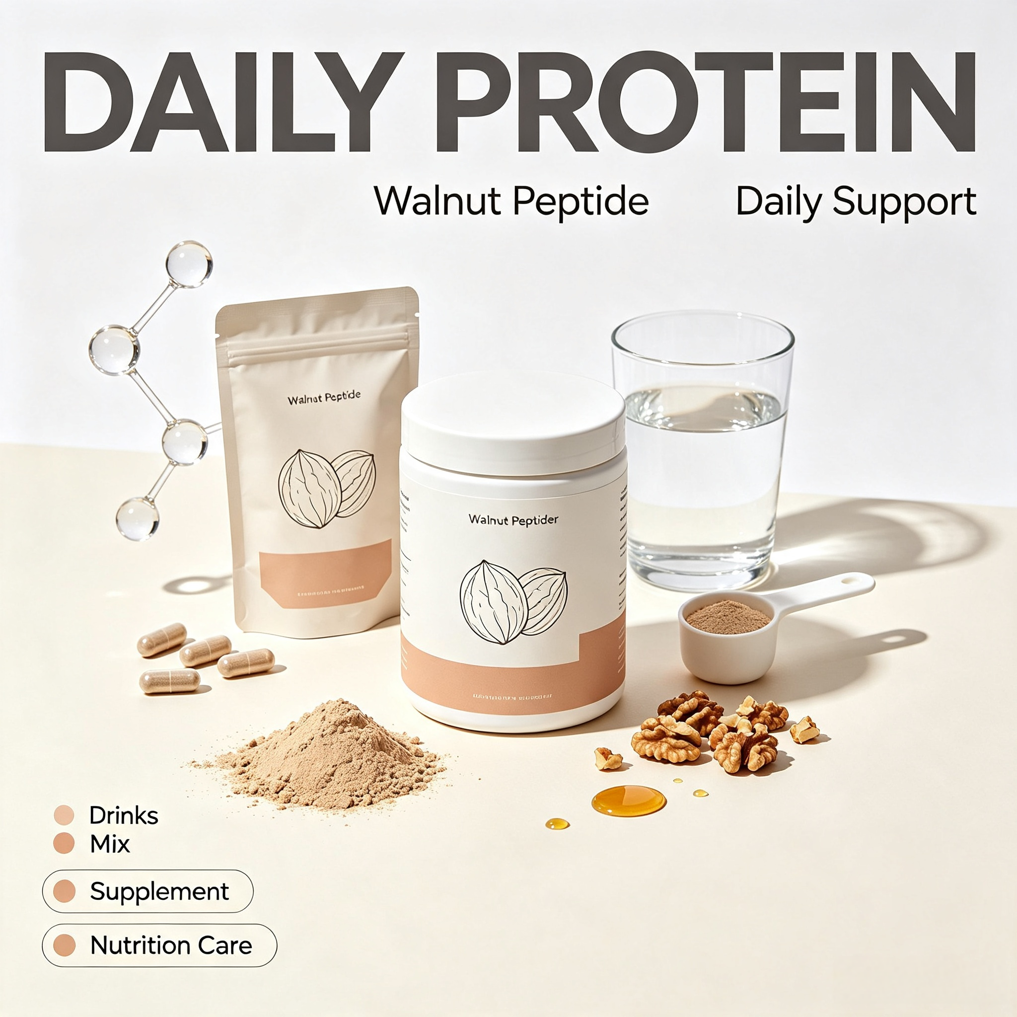 Walnut Peptide view 3