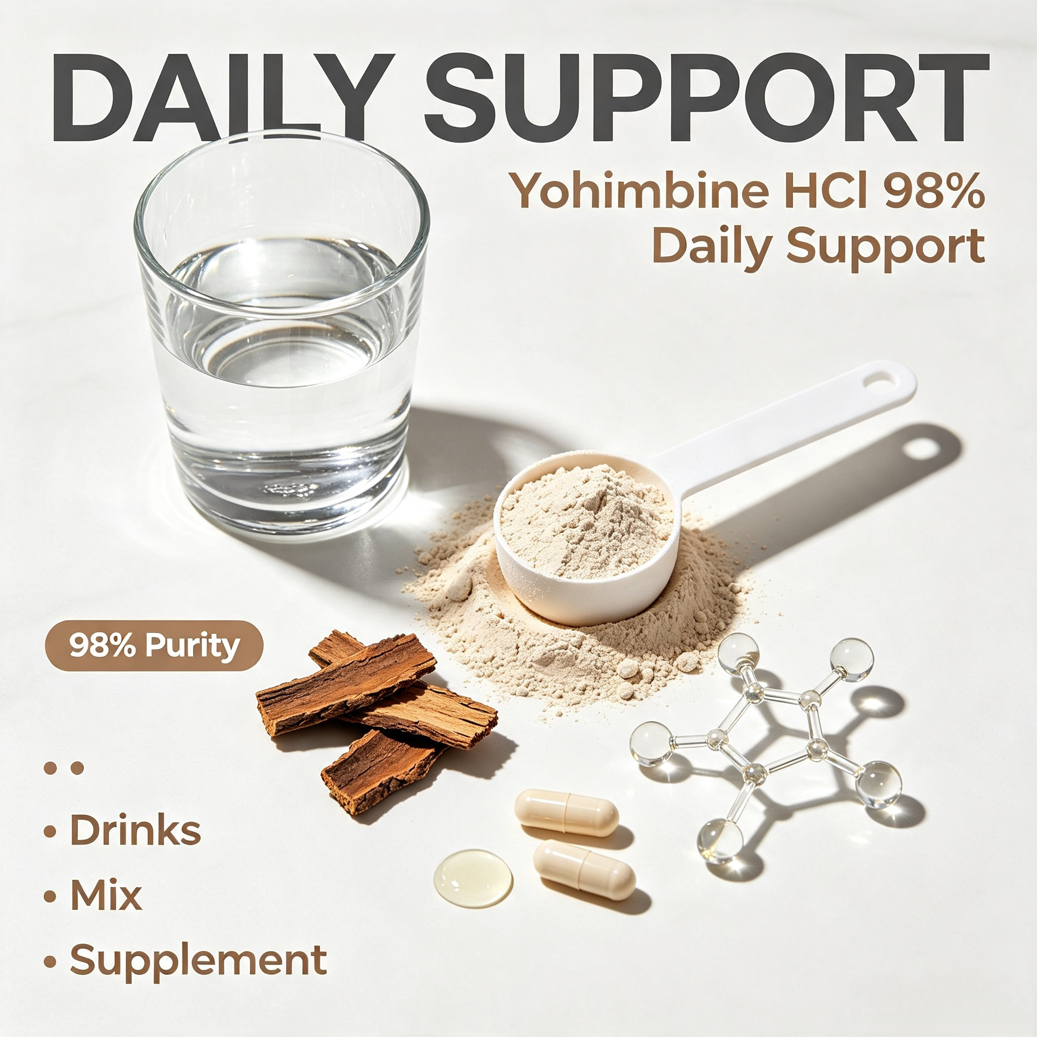 Yohimbine HCl 98% view 2