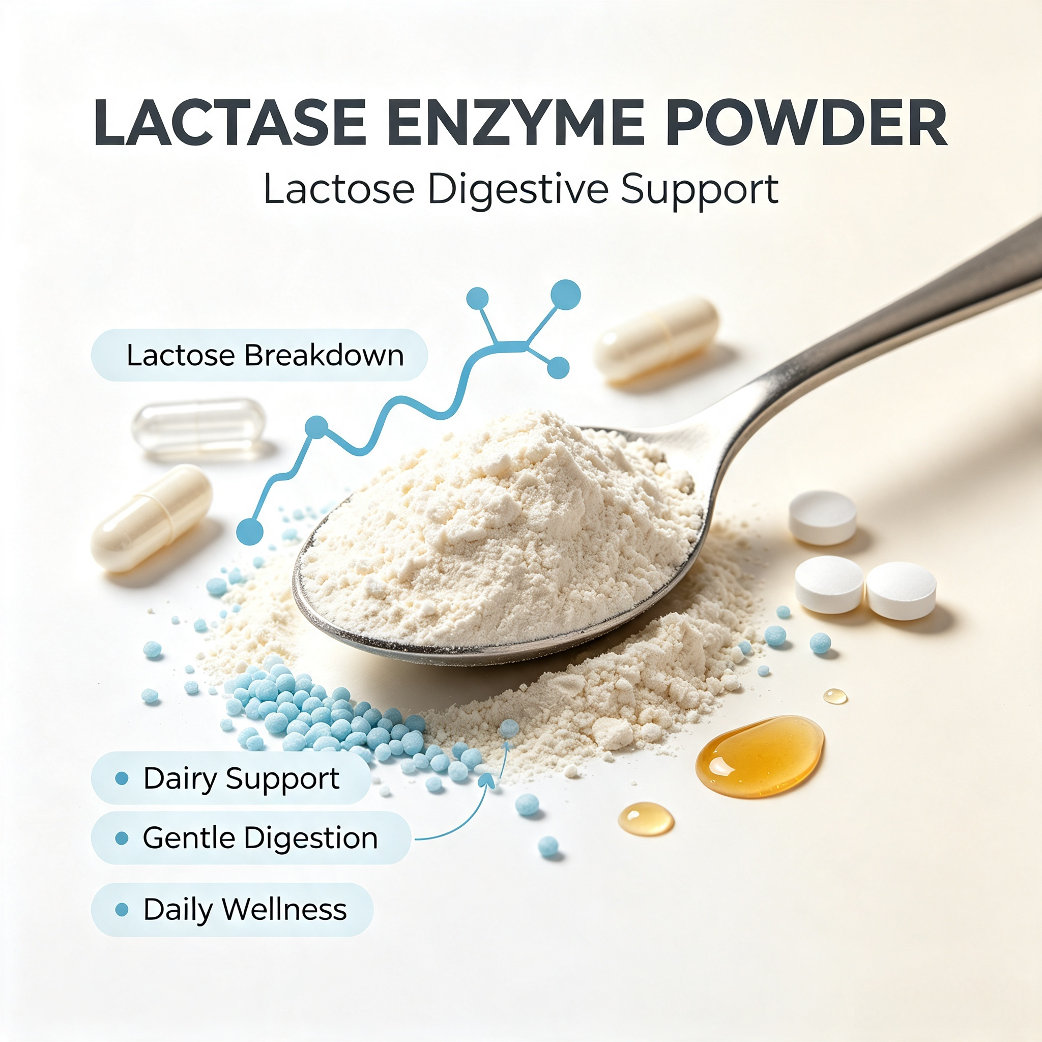 Lactase Enzyme Powder