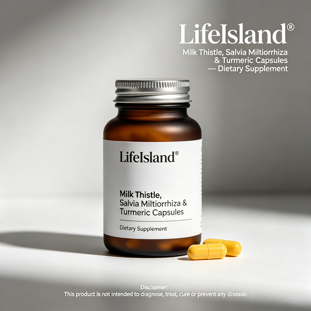 Milk Thistle Salvia Turmeric Capsules