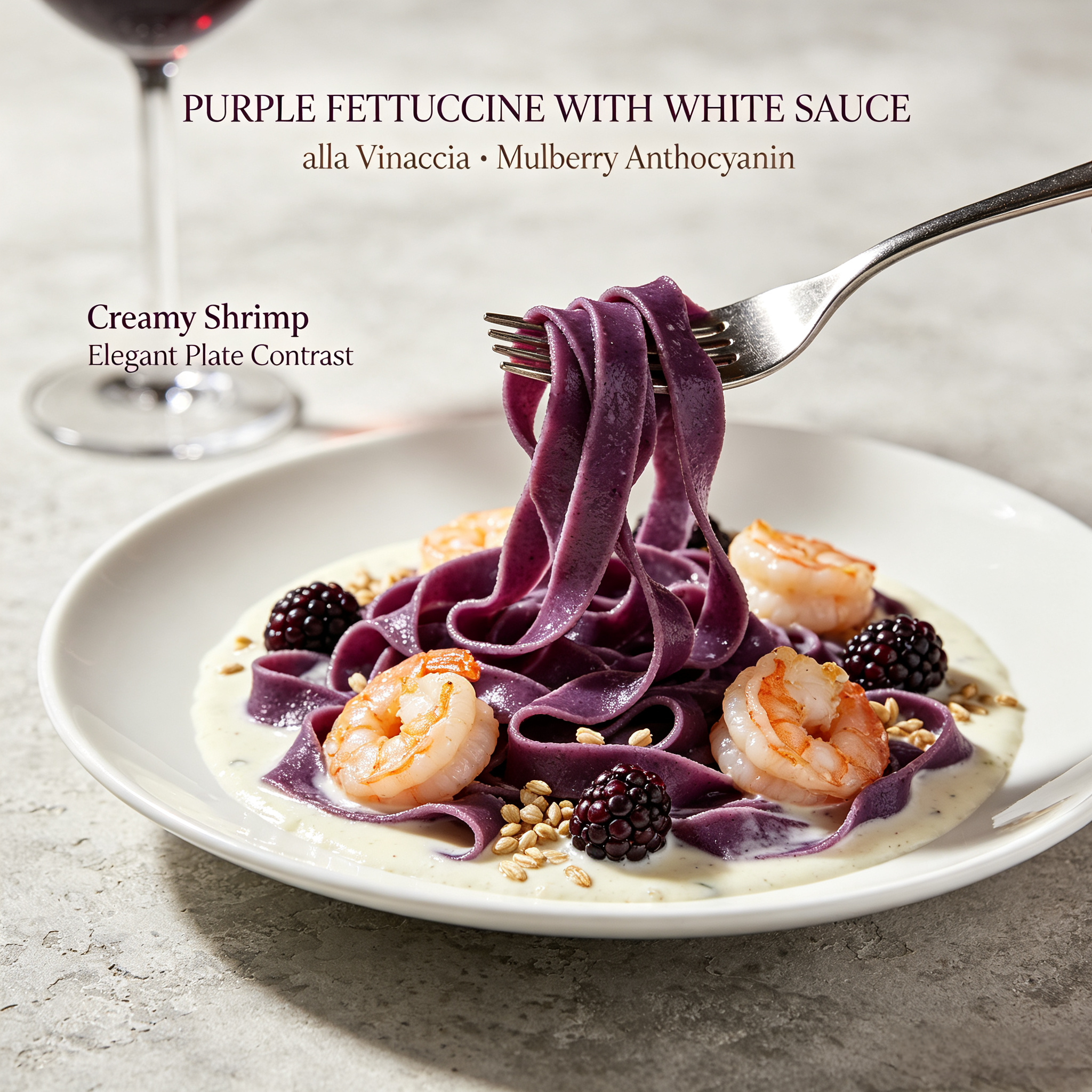Violet Glow Fettuccine view 4