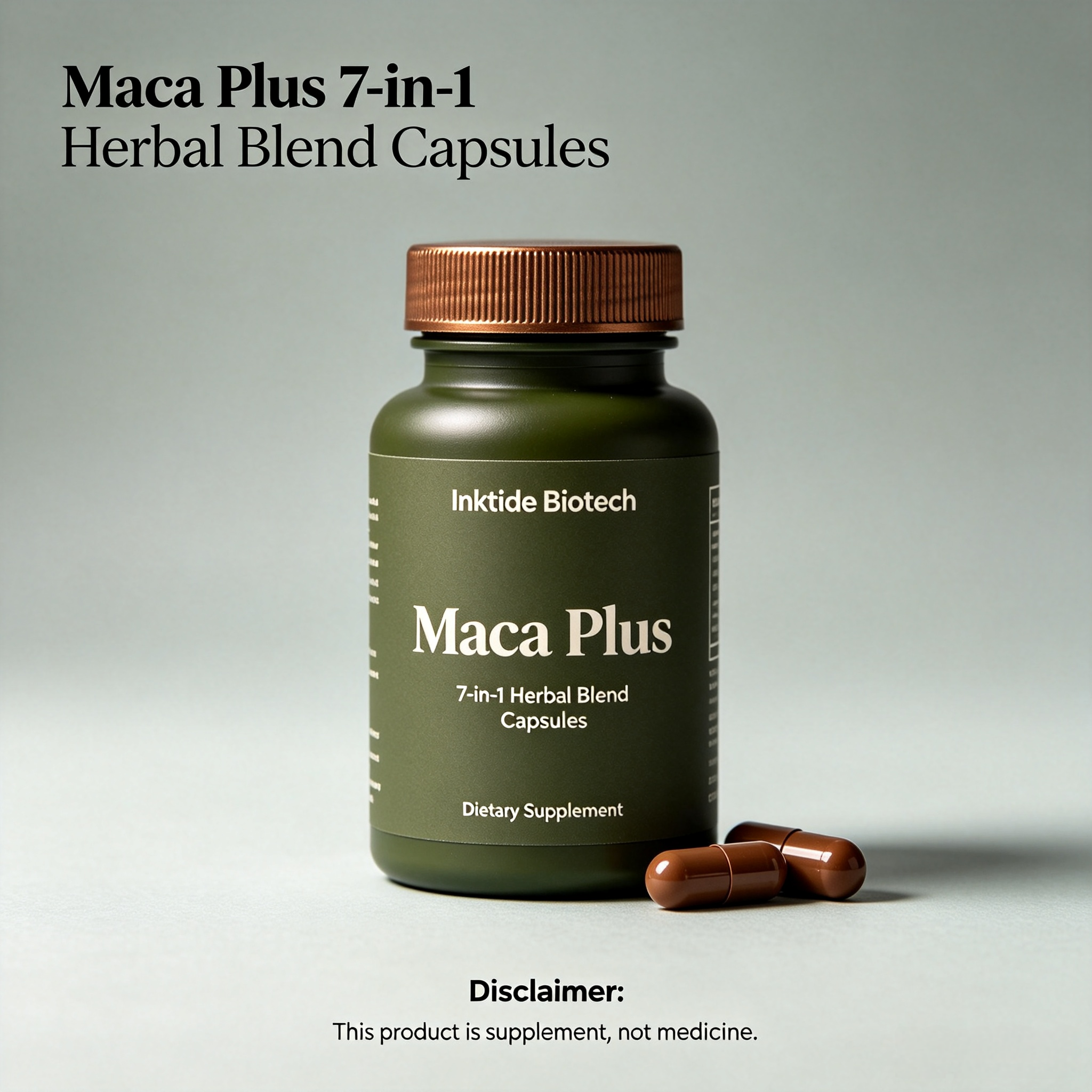 Maca Plus 7-in-1 Herbal Blend Capsules