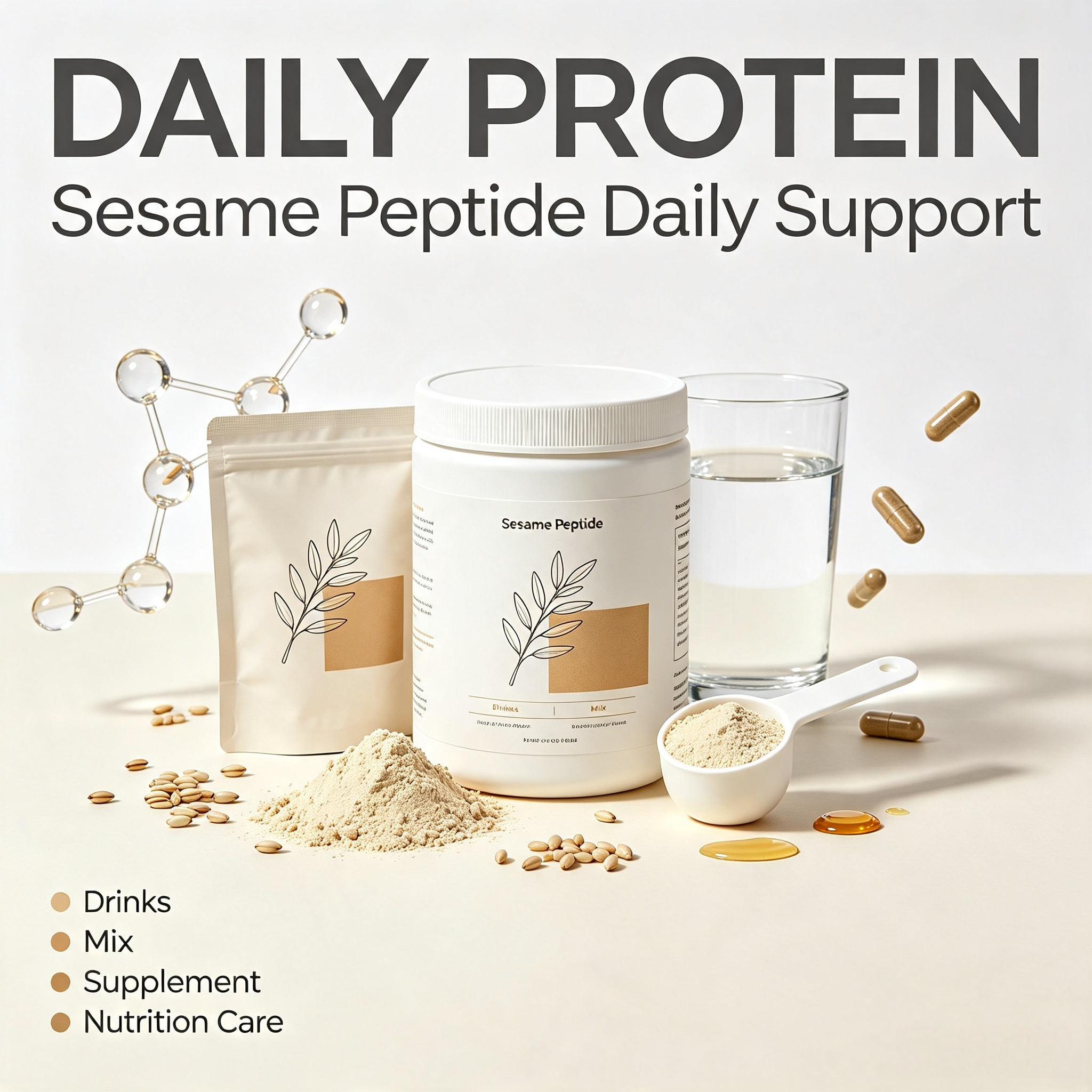 Sesame Peptide view 3