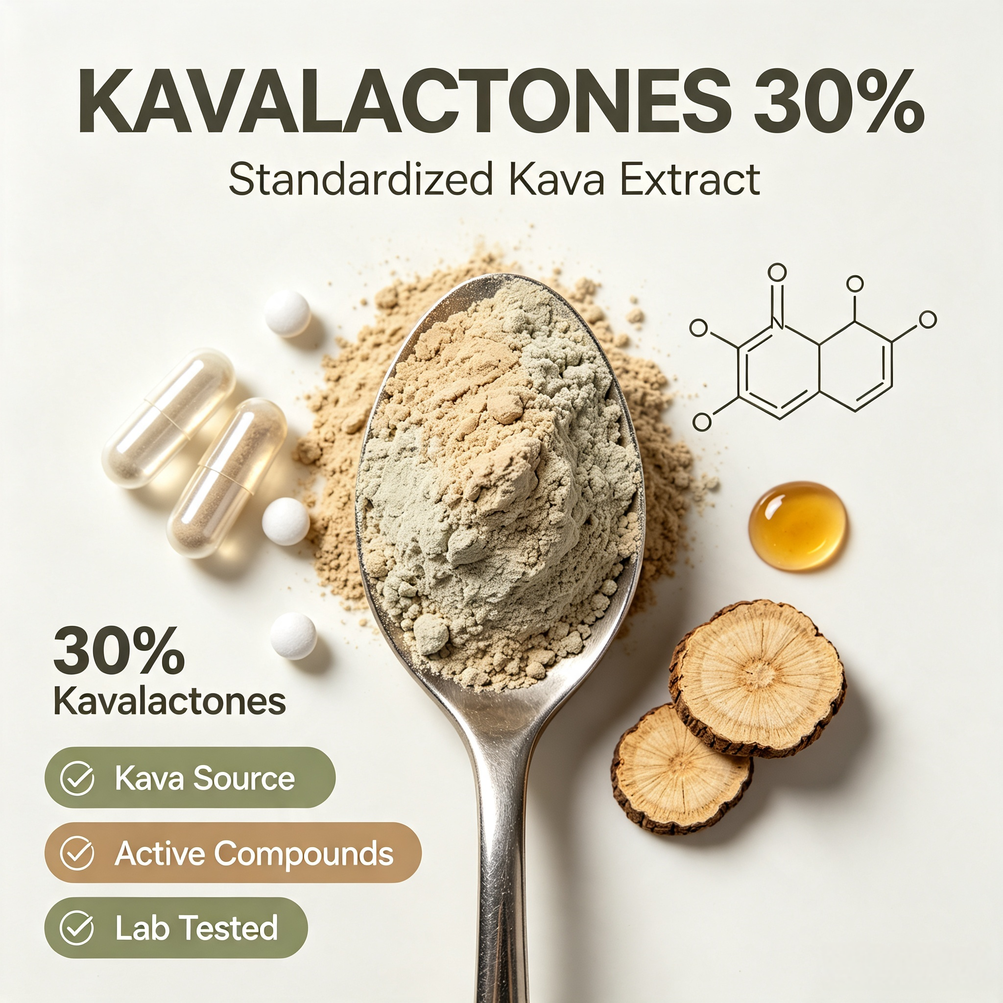Kava Lactones 30%