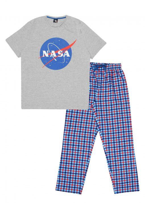 NASA CLASSIC LOGO MEN’S LONG PYJAMAS SET | OFFICIAL MERCHANDISE – Pyjama set Popgear Best Sale