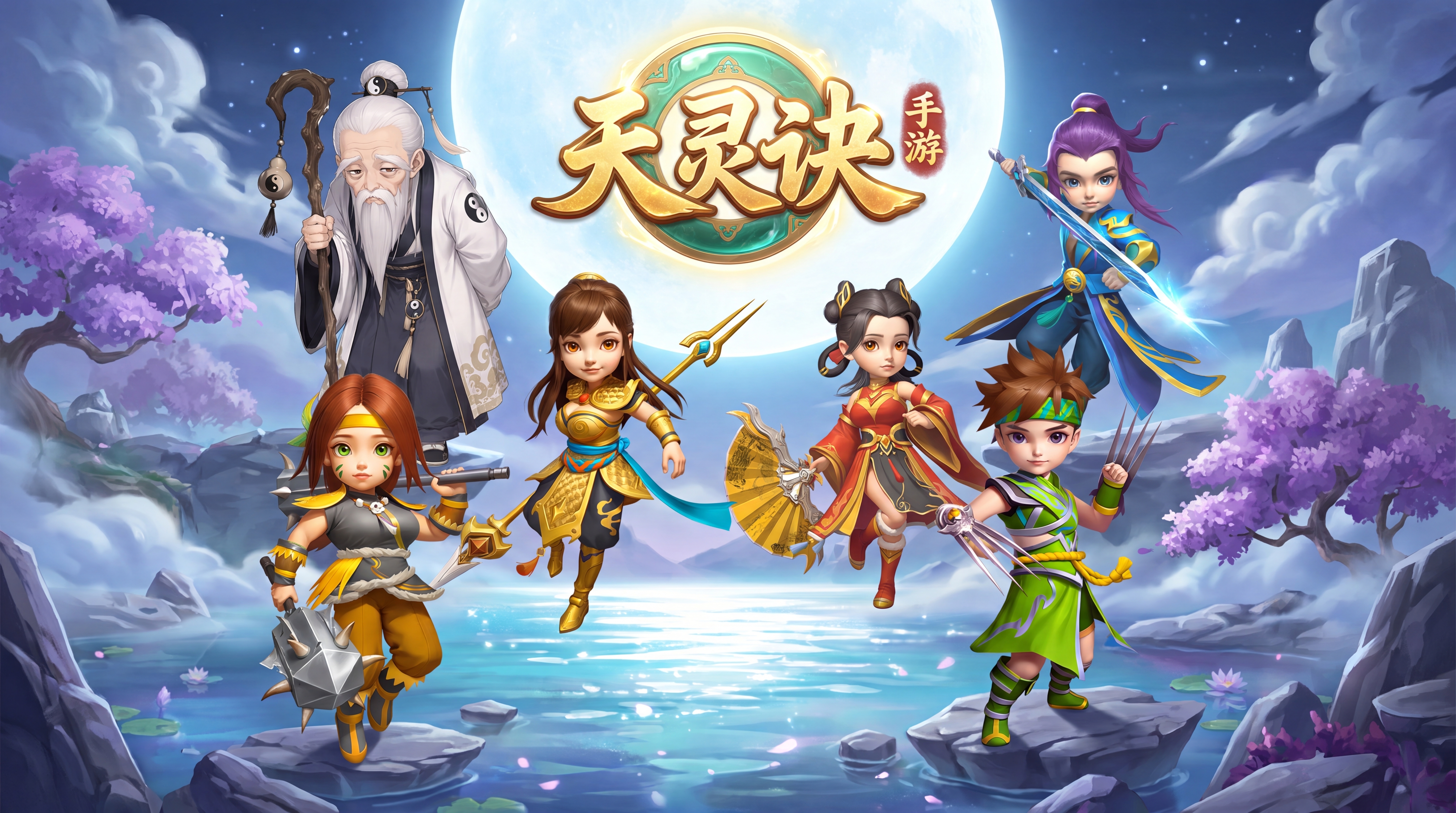 天灵诀手游官网下载丨金系双流派加点精解,力流秒杀VS法流破甲你选谁!