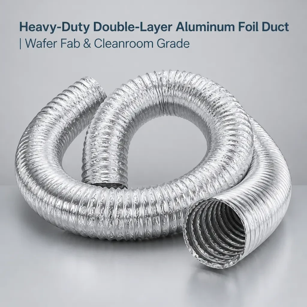 Double-Layer Aluminum Foil Flexible Duct with Galvanized Helix: High-Temperature Fume Extraction Guide