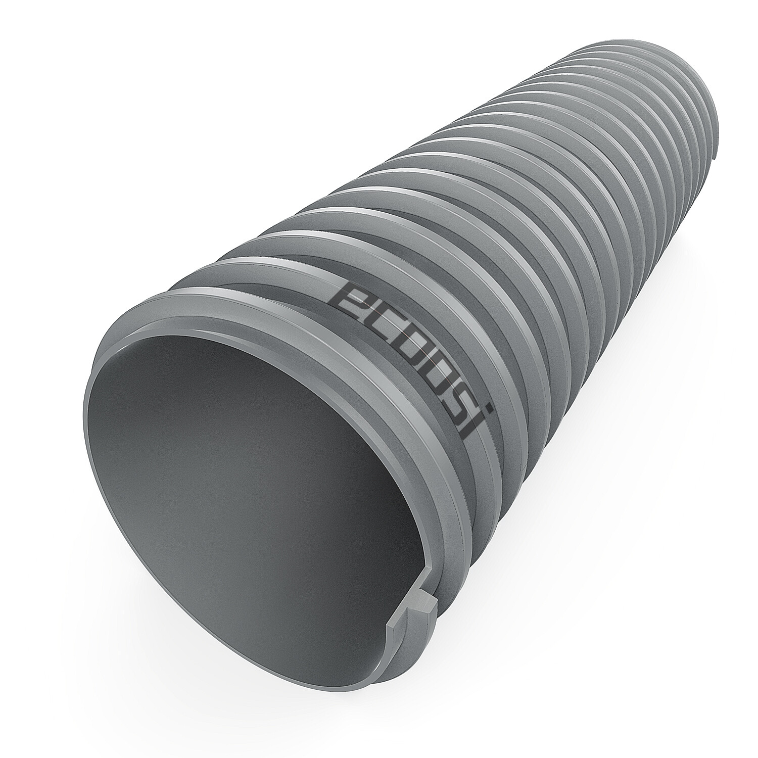 Grey PVC Helix Hose