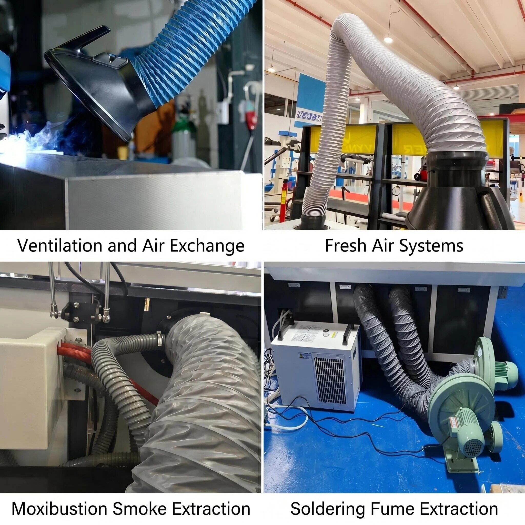Fabric Ducting application scenarios
