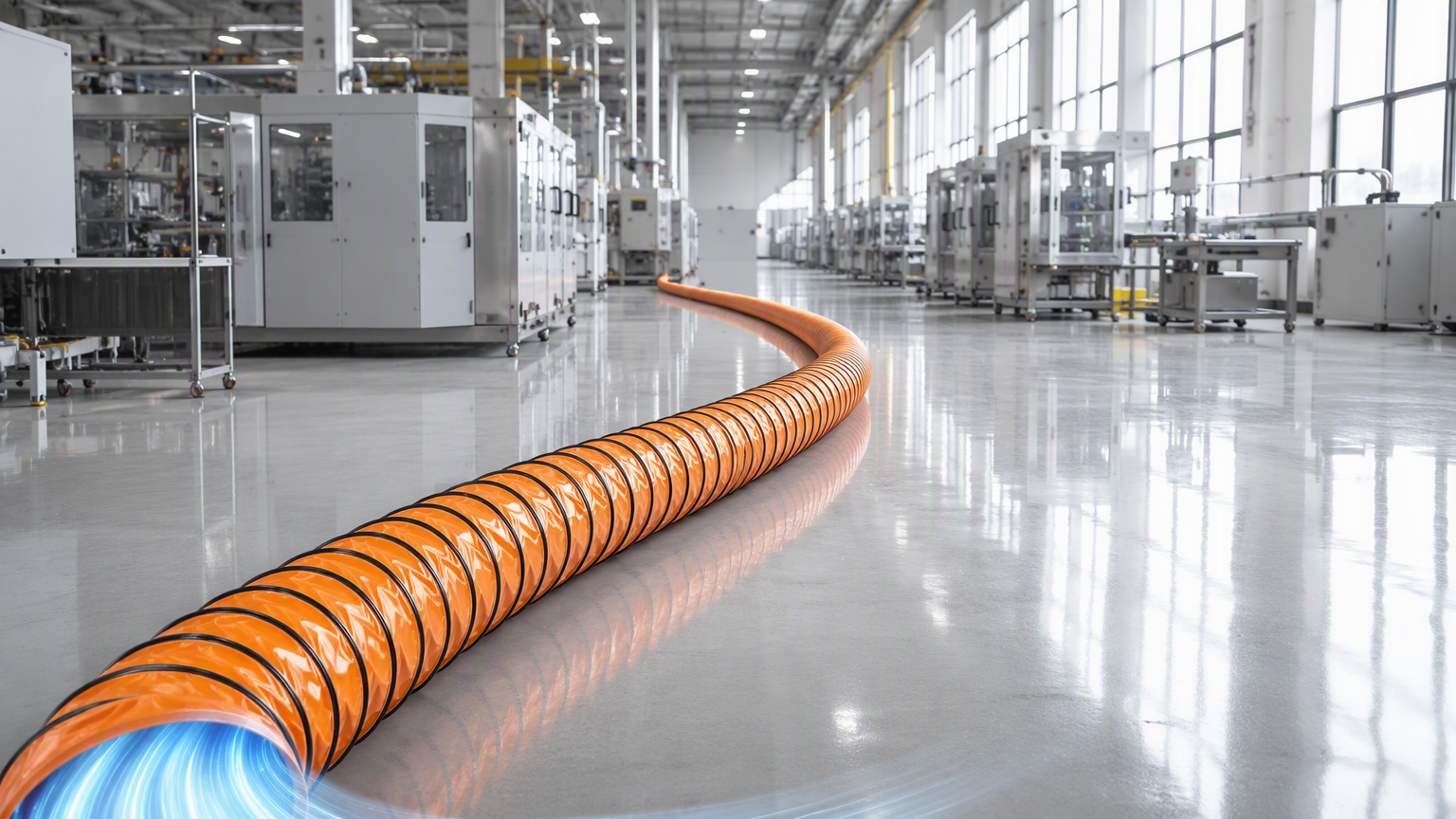 Installation hard? Air leaks? This flexible duct fixes site ventilation in one go!