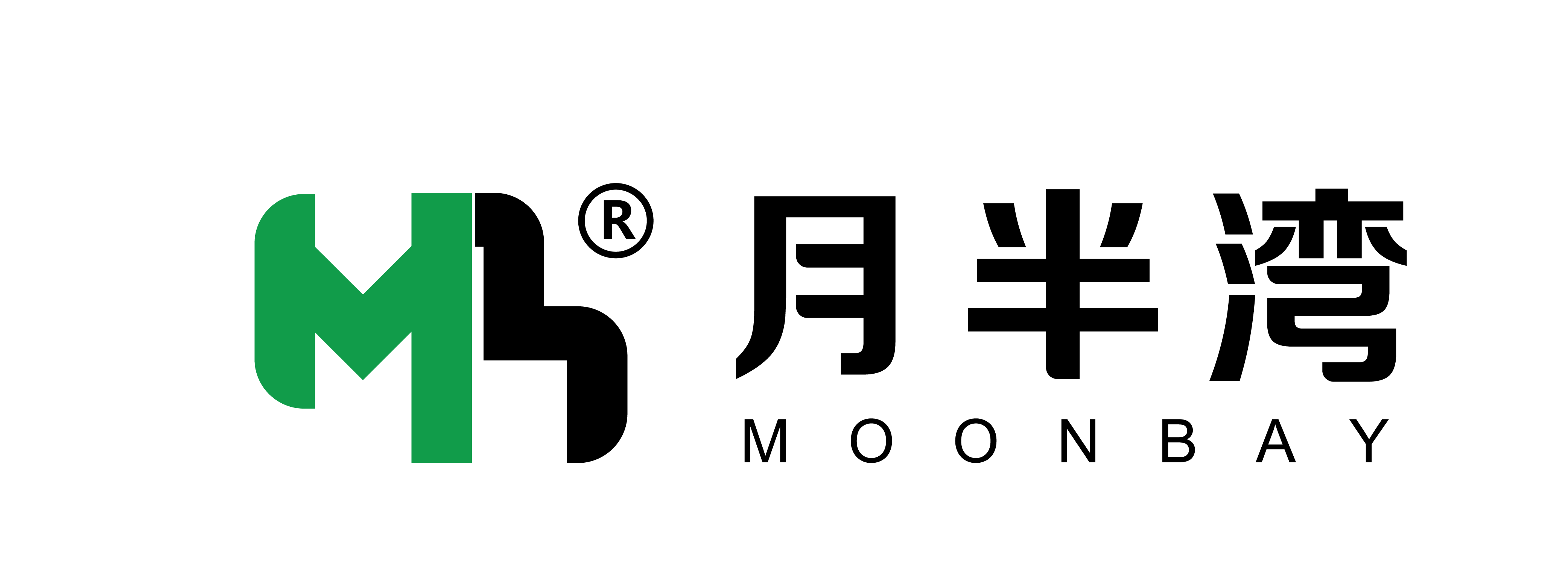 月半湾 Logo