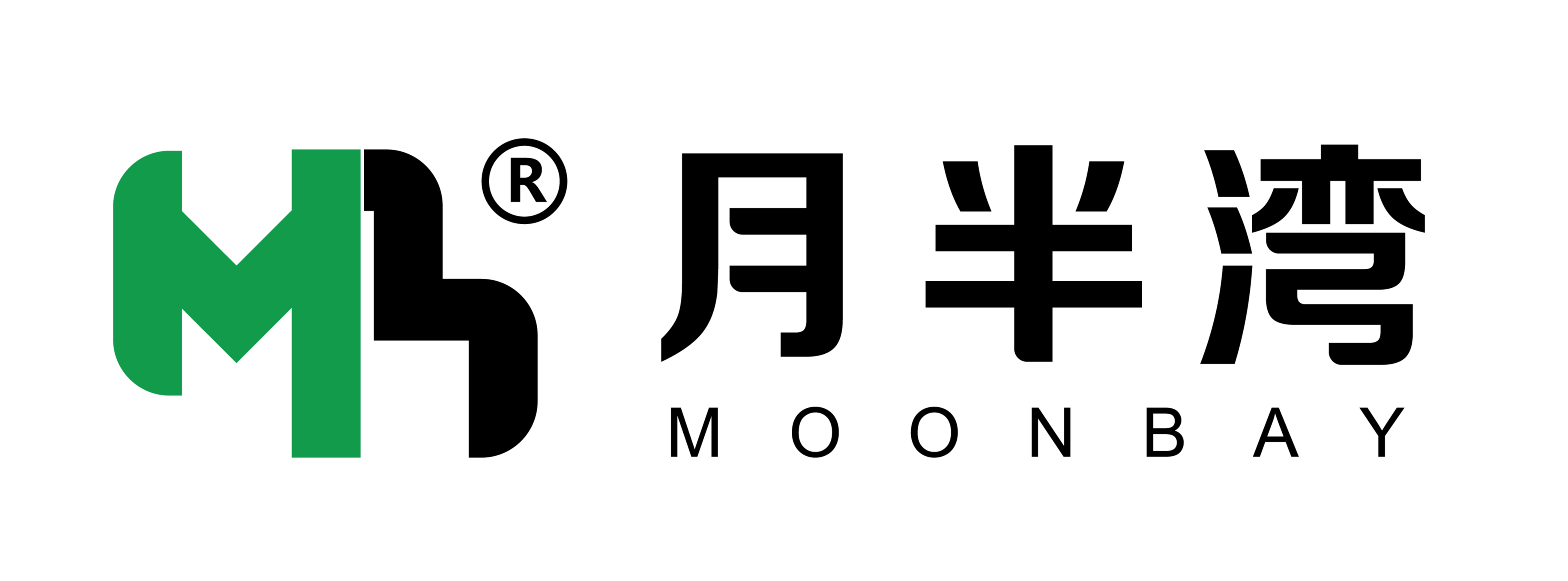 月半湾 Logo