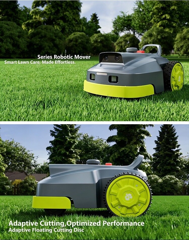 L1500 Autonomous Robotic Lawn Mower | RTK + 3D Vision Navigation | 1500m² Smart Mowing Robot 8